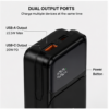 UC Urban Case PB-08 Foldable Plug-in Power Bank 10000mAh | 22.5W Fast Charging | Built-in AC Plug | USB-C & Lightning Cable | PD 20W