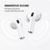 UC Urban Case UC Pods 2nd Generation TWS Earbuds | Bluetooth 5.3 | Type-C Fast Charging | 48 Hours Playback | ENC Stereo Sound | Touch Control | White