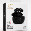 UC Urban Case UC-01 True Wireless Earbuds | Bluetooth 5.3 | 48 Hours Playback | 3D Stereo Sound | HD Calling | Smart Touch Control | Black