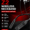 UC Urban Case Z2 Wireless Bluetooth Neckband | Bluetooth 5.4 | 58H Music Playback | 70H Talk Time | USB Type-C Fast Charging | Magnetic Earphones | Black