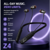 UC Urban Case Z4 Wireless Bluetooth Neckband | Bluetooth 5.4 | 60H Music Playback | 70H Talk Time | USB Type-C Fast Charging | Magnetic Earphones | Black
