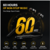 UC Urban Case Z3 Wireless Bluetooth Neckband | Bluetooth 5.4 | 60H Music Playback | 70H Talk Time | USB Type-C Fast Charging | Magnetic Earphones | Black