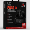 UC Urban Case FIRE 4MIC ANC True Wireless Earbuds | Bluetooth 6.0 | 72H Playback | 4-Mic ANC + ENC | USB Type-C Fast Charging | Smart Touch Controls