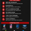 UC Urban Case FIRE 4MIC ANC True Wireless Earbuds | Bluetooth 6.0 | 72H Playback | 4-Mic ANC + ENC | USB Type-C Fast Charging | Smart Touch Controls