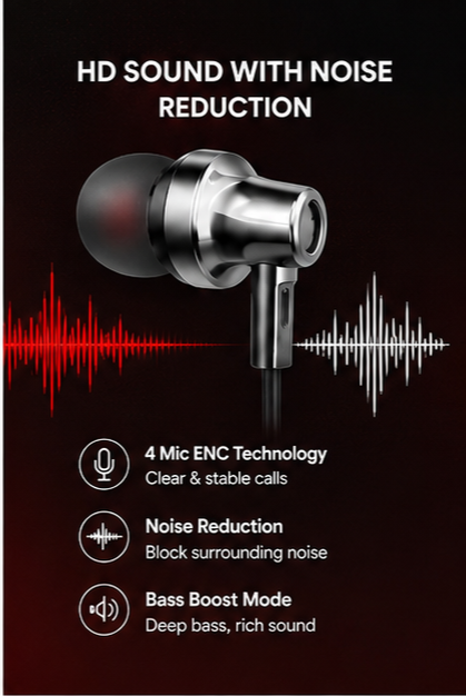 UC Urban Case Z2 Wireless Bluetooth Neckband | Bluetooth 5.4 | 58H Music Playback | 70H Talk Time | USB Type-C Fast Charging | Magnetic Earphones | Black