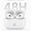 UC Urban Case UC-PRO2 ANC True Wireless Earbuds | Bluetooth 5.6 | Active Noise Cancellation | 48 Hours Playback | USB Type-C Fast Charging | HD Calling | White