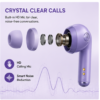 UC Urban Case Purple True Wireless Earbuds | Bluetooth 5.3 | 48H Battery Backup | HD Stereo Sound | Smart Touch Control | TWS Earbuds | Purple