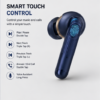 UC Urban Case Sky True Wireless Earbuds | Bluetooth 5.3 | 48H Battery Backup | HD Stereo Sound | Smart Touch Control | FREE Silicone Protective Case | Sky Blue