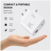 UC Urban Case 80W Flash Power Adapter | USB-A Fast Charger | SuperVOOC, Flash Charge & QC Support | Compact Fast Charging Wall Adapter | White