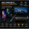 UC Urban Case Z3 Wireless Bluetooth Neckband | Bluetooth 5.4 | 60H Music Playback | 70H Talk Time | USB Type-C Fast Charging | Magnetic Earphones | Black