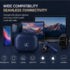 UC Urban Case Sky True Wireless Earbuds | Bluetooth 5.3 | 48H Battery Backup | HD Stereo Sound | Smart Touch Control | FREE Silicone Protective Case | Sky Blue