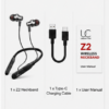 UC Urban Case Z2 Wireless Bluetooth Neckband | Bluetooth 5.4 | 58H Music Playback | 70H Talk Time | USB Type-C Fast Charging | Magnetic Earphones | Black