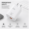 UC Urban Case 80W Flash Power Adapter | USB-A Fast Charger | SuperVOOC, Flash Charge & QC Support | Compact Fast Charging Wall Adapter | White